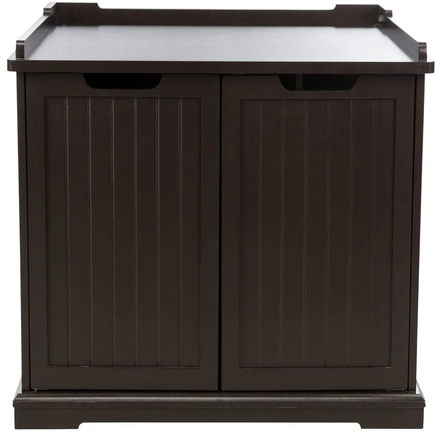 Wooden Extra-Large Brown Litter Box Enclosure