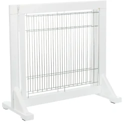 Wooden White Pet Gate