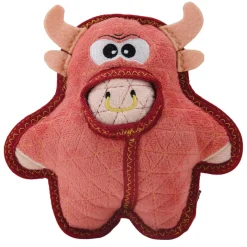 Xtreme Seamz Bull Pink Dog Toy