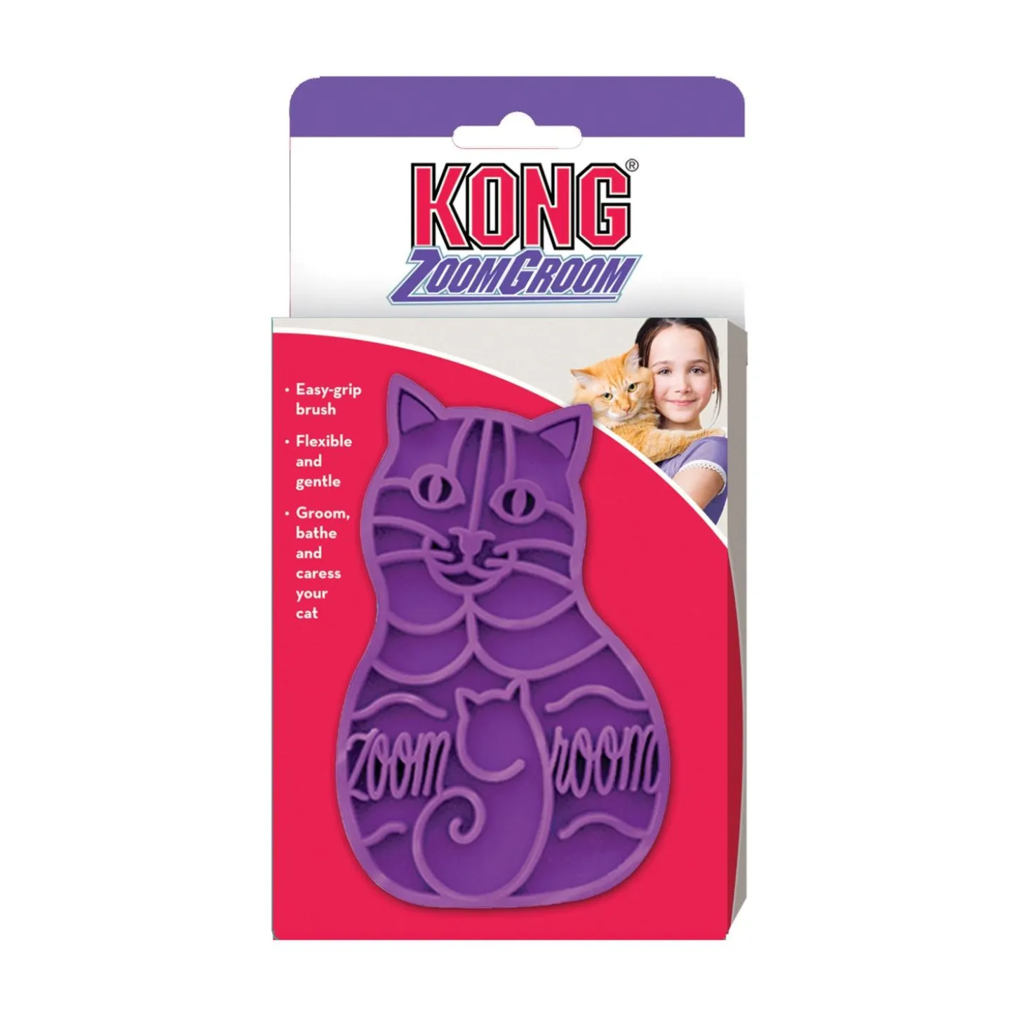 ZoomGroom Massaging Cat Brush